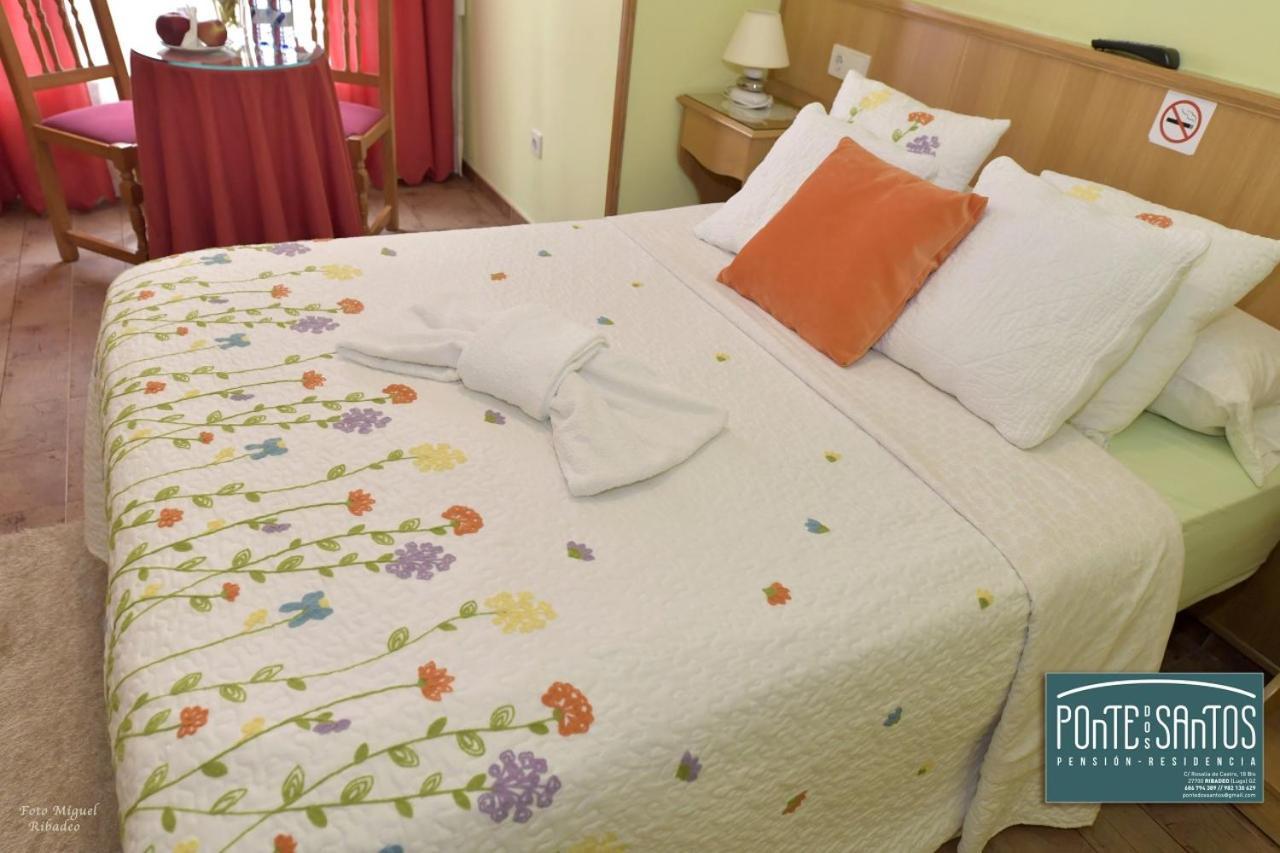 Hostal Ponte Dos Santos 里瓦德奥 外观 照片