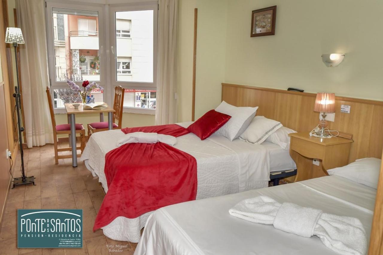Hostal Ponte Dos Santos 里瓦德奥 外观 照片
